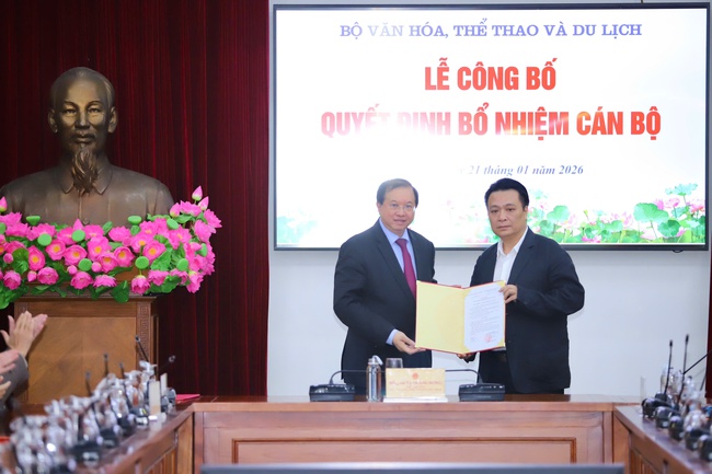 Bộ VHTTDL công bố các quyết định bổ nhiệm cán bộ - Ảnh 3.