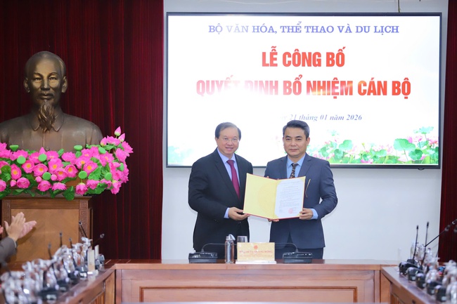 Bộ VHTTDL công bố các quyết định bổ nhiệm cán bộ - Ảnh 4.