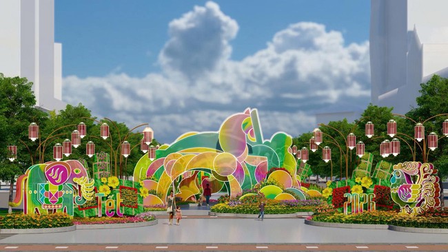 Đường hoa Tết Bính Ngọ 2026- biểu tượng sống động cho khát vọng vươn lên và kết nối của TP.HCM trong thời kỳ mới - Ảnh 1.