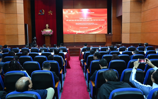 Hội nghị Báo cáo viên Trung ương toàn quốc thông báo nhanh kết quả Đại hội XIV của Đảng - Ảnh 1. Hội nghị Báo cáo viên Trung ương toàn quốc thông báo nhanh kết quả Đại hội XIV của Đảng - Ảnh 1.