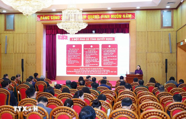 Hội nghị Báo cáo viên Trung ương toàn quốc thông báo nhanh kết quả Đại hội XIV của Đảng - Ảnh 3. Hội nghị Báo cáo viên Trung ương toàn quốc thông báo nhanh kết quả Đại hội XIV của Đảng - Ảnh 3.