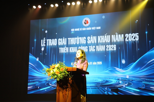 Hội Nghệ sĩ Sân khấu Việt Nam tổ chức Lễ Trao giải thưởng Sân khấu năm 2025 và triển khai công tác năm 2026 - Ảnh 2.