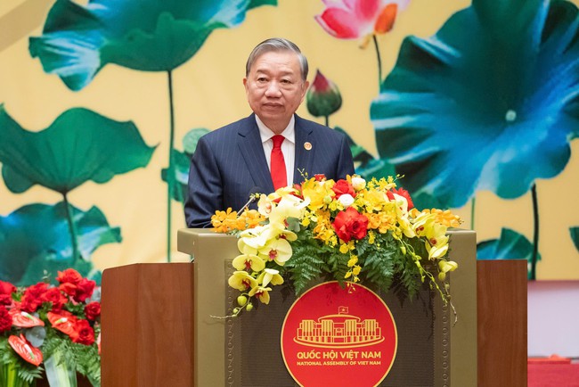 Tổng Bí thư Tô Lâm: Vai trò của Quốc hội trong kiến tạo thể chế phát triển có ý nghĩa đặc biệt quan trọng - Ảnh 1. Tổng Bí thư Tô Lâm: Vai trò của Quốc hội trong kiến tạo thể chế phát triển có ý nghĩa đặc biệt quan trọng - Ảnh 1.