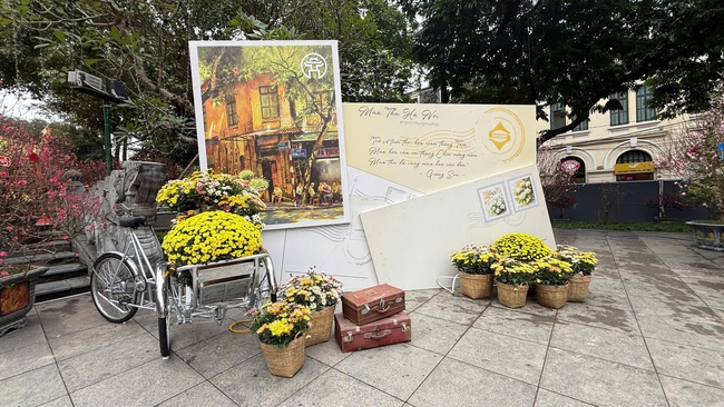 Sun Group dành tặng Hà Nội không gian hoa xuân rực rỡ tại khu vực tượng đài Lý Thái Tổ - Ảnh 3.