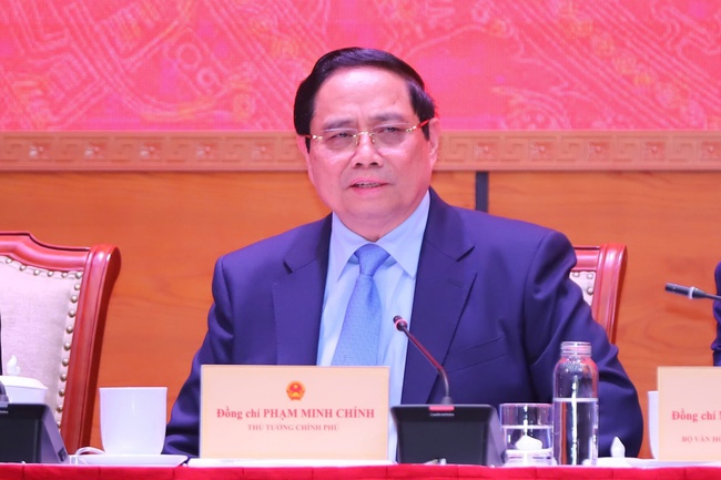 Thủ tướng làm việc với Bộ VHTTDL về các nhiệm vụ, giải pháp triển khai Nghị quyết Đại hội XIV của Đảng và Nghị quyết số 80 của Bộ Chính trị về phát triển văn hóa Việt Nam - Ảnh 7. Thủ tướng làm việc với Bộ VHTTDL về các nhiệm vụ, giải pháp triển khai Nghị quyết Đại hội XIV của Đảng và Nghị quyết số 80 của Bộ Chính trị về phát triển văn hóa Việt Nam - Ảnh 7.