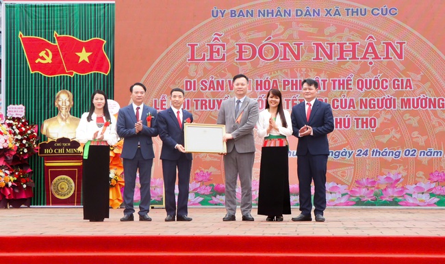 Phú Thọ, Lễ hội Tết Doi của người Mường được công nhận Di sản văn hóa phi vật thể quốc gia - Ảnh 1.