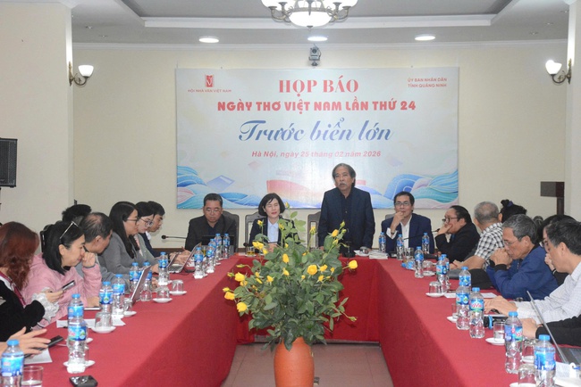 Ngày thơ Việt Nam lần thứ 24 năm 2026 sẽ diễn ra tại tỉnh Quảng Ninh - Ảnh 1. Ngày thơ Việt Nam lần thứ 24 năm 2026 sẽ diễn ra tại tỉnh Quảng Ninh - Ảnh 1.