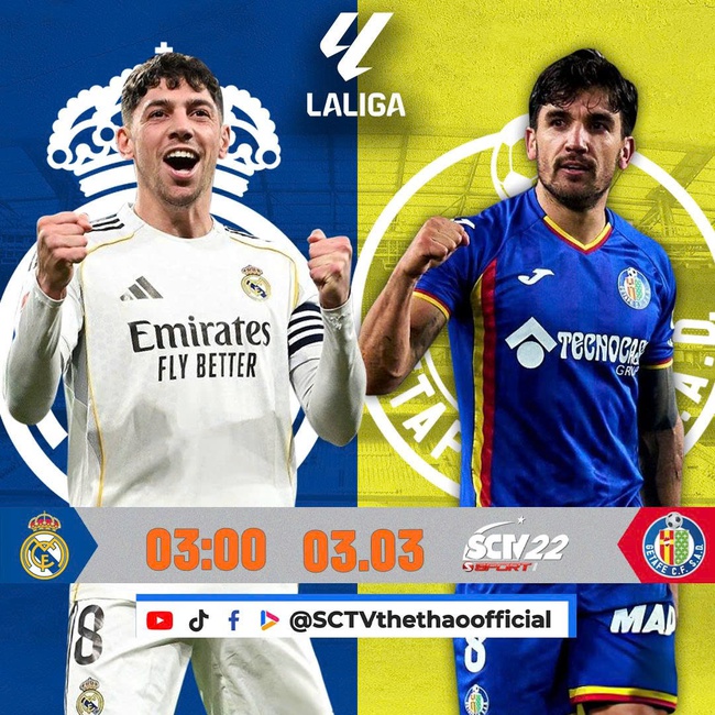 Tâm điểm thể thao vòng 26 giải LALIGA EA SPORTS 2025/26 trên kênh SCTV - Ảnh 2. Tâm điểm thể thao vòng 26 giải LALIGA EA SPORTS 2025/26 trên kênh SCTV - Ảnh 2.