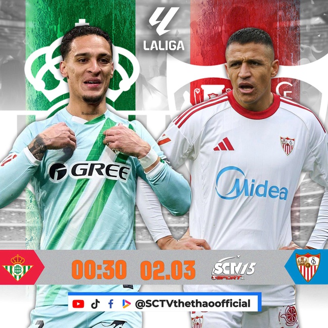 Tâm điểm thể thao vòng 26 giải LALIGA EA SPORTS 2025/26 trên kênh SCTV - Ảnh 4. Tâm điểm thể thao vòng 26 giải LALIGA EA SPORTS 2025/26 trên kênh SCTV - Ảnh 4.