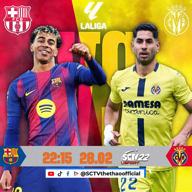 Tâm điểm thể thao vòng 26 giải LALIGA EA SPORTS 2025/26 trên kênh SCTV - Ảnh 1. Tâm điểm thể thao vòng 26 giải LALIGA EA SPORTS 2025/26 trên kênh SCTV - Ảnh 1.