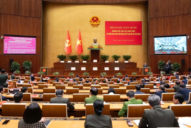 Hội nghị toàn quốc nghiên cứu, học tập, quán triệt và triển khai thực hiện Nghị quyết Đại hội XIV của Đảng - Ảnh 4.