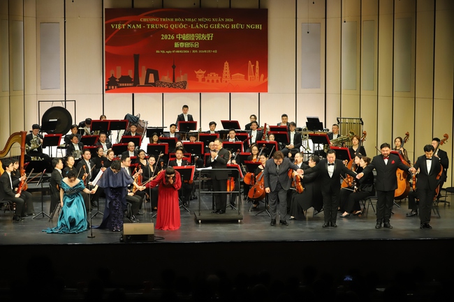 Chương trình Hòa nhạc mừng Xuân 2026 "Việt Nam - Trung Quốc: Láng giềng hữu nghị" - Ảnh 6.