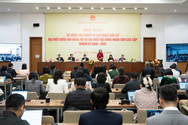 Công tác thông tin, tuyên truyền về bầu cử được triển khai đồng bộ, kịp thời với nội dung phong phú, hình thức đa dạng - Ảnh 4.