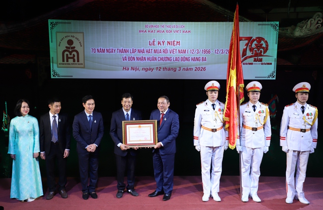 Ảnh: Chương trình nghệ thuật đặc sắc tại Lễ kỷ niệm 70 năm ngày thành lập Nhà hát Múa rối Việt Nam  - Ảnh 17.