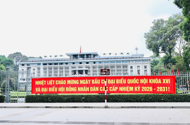 TP.HCM bừng sắc cờ hoa trước Ngày hội non sông - Ảnh 3.