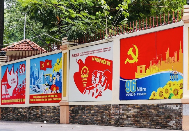 TP.HCM bừng sắc cờ hoa trước Ngày hội non sông - Ảnh 5.