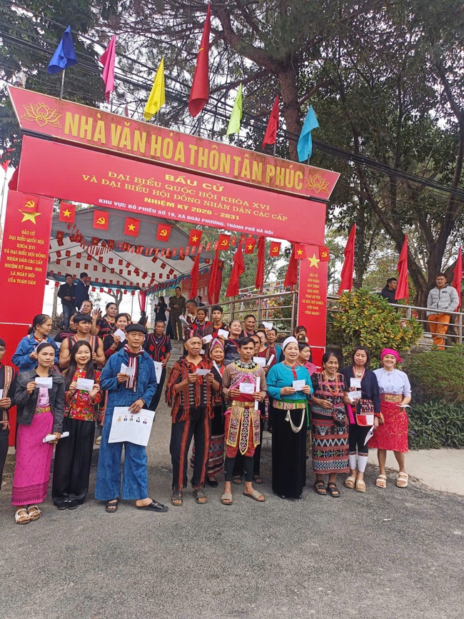 Cộng đồng các dân tộc tại Làng Văn hóa – Du lịch các dân tộc Việt Nam hưởng ứng "Ngày hội non sông" - Ảnh 4.