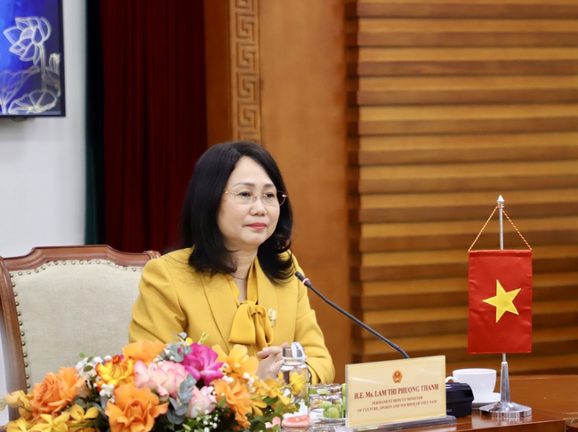 Thứ trưởng Thường trực Lâm Thị Phương Thanh tiếp Phó Chủ tịch thứ nhất Quốc hội Hy Lạp Ioannis Plakiotakis - Ảnh 2. Thứ trưởng Thường trực Lâm Thị Phương Thanh tiếp Phó Chủ tịch thứ nhất Quốc hội Hy Lạp Ioannis Plakiotakis - Ảnh 2.