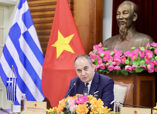 Thứ trưởng Thường trực Lâm Thị Phương Thanh tiếp Phó Chủ tịch thứ nhất Quốc hội Hy Lạp Ioannis Plakiotakis - Ảnh 6. Thứ trưởng Thường trực Lâm Thị Phương Thanh tiếp Phó Chủ tịch thứ nhất Quốc hội Hy Lạp Ioannis Plakiotakis - Ảnh 6.