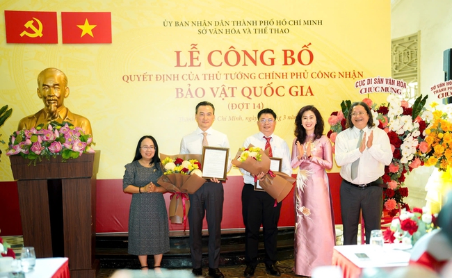 TP.HCM: Công bố Quyết định của Thủ tướng Chính phủ công nhận 02 Bảo vật quốc gia - Ảnh 1.