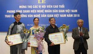 Phong tặng danh hiệu Nghệ nhân dân gian năm 2018