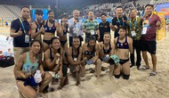 Đội tuyển Bóng ném bãi biển nữ Việt Nam giành quyền vào Bán kết Đại hội thể thao bãi biển thế giới lần thứ nhất 