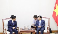 Bộ trưởng Nguyễn Ngọc Thiện tiếp đoàn đại biểu cao cấp của tình Kagoshima (Nhật Bản) 
