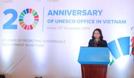 Lễ kỷ niệm 20 năm ngày thành lập Văn phòng UNESCO Hà Nội