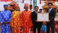 Trao Bằng chứng nhận Lễ hội Cầu ngư tại Đà Nẵng vào Danh mục di sản văn hóa phi vật thể quốc gia