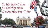 Cơ hội vàng cho du lịch Việt Nam từ cuộc gặp Mỹ - Triều