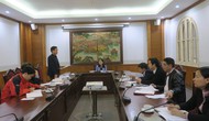 Thứ trưởng Trịnh Thị Thủy làm việc với Vụ Pháp chế về Dự thảo hai Thông tư
