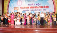 Ngày hội Gia đình văn hóa tiêu biểu tỉnh Bình Thuận năm 2019