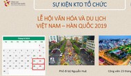 Lễ hội Văn hóa và Du lịch Việt Nam – Hàn Quốc 2019 sắp diễn ra tại TPHCM