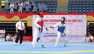 Gần 300 vận động viên tham gia tranh tài Giải Vô địch Taekwondo toàn quốc 2019