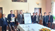 Pháp trao bản sao bản vẽ thiết kế dinh Bảo Đại cho tỉnh Lâm Đồng