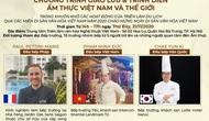 Chương trình Giao lưu và trình diễn ẩm thực Việt Nam và thế giới