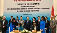 Ký kết Thỏa thuận hợp tác, triển khai Dự án Không gian sách tiếng Pháp tại Việt Nam