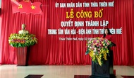 Lễ Công bố Quyết định thành lập Trung tâm Văn hóa - Điện ảnh tỉnh Thừa Thiên Huế và Quyết định điều động và bổ nhiệm Giám đốc Trung tâm Văn hóa - Điện ảnh.