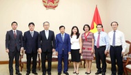 Bộ trưởng Nguyễn Ngọc Thiện tiếp tân Đại sứ Nhật Bản tại Việt Nam
