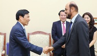 Bộ trưởng Nguyễn Ngọc Thiện tiếp Đại sứ Oman đến chào xã giao