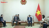 Bộ trưởng Nguyễn Ngọc Thiện tiếp Đại sứ Cộng hòa Pháp Nicolas Warnery tại Việt Nam 