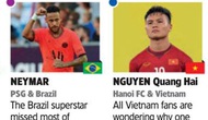 Quang Hải lọt top 500 cầu thủ quan trọng nhất, được xếp cạnh cầu thủ đắt giá nhất hành tinh