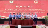 Ký kết chương trình phối hợp giữa Bộ VHTTDL và Tổng Liên đoàn Lao động Việt Nam giai đoạn 2021-2026