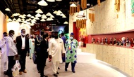 Tổng thống Cộng hòa Sierra Leone thăm Nhà Triển lãm Việt Nam tại EXPO 2020 Dubai