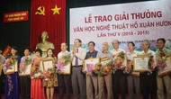 Nghệ An: Ban hành Thể lệ xét tặng Giải thưởng Văn học Nghệ thuật Hồ Xuân Hương lần thứ VI