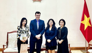 Cục trưởng Cục Hợp tác quốc tế làm việc với Ông Etienne  Rolland-Piegue, Tham tán Văn hóa và hợp tác, Đại sứ quán Pháp tại Việt Nam