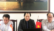 Phó Cục trưởng Cục Hợp tác quốc tế Trần Nhất Hoàng làm việc trực tuyến với Chủ tịch Phòng Thương mại Chile - Việt Nam về hợp tác du lịch và thể thao