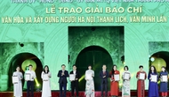 Báo điện tử Tổ Quốc đoạt Giải báo chí về phát triển văn hóa và xây dựng người Hà Nội thanh lịch, văn minh