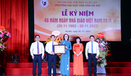 Trường Đại học Văn hóa Hà Nội kỷ niệm 40 năm Ngày Nhà giáo Việt Nam