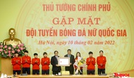 Thủ tướng Phạm Minh Chính gặp gỡ, chúc mừng và khen thưởng Đội tuyển bóng đá nữ Việt Nam